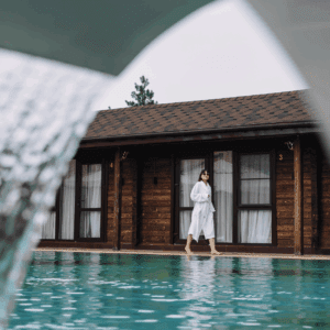 Общий бассейн термального источника Кедровый бор